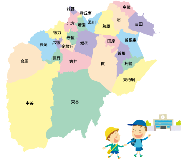 小倉南区の地図